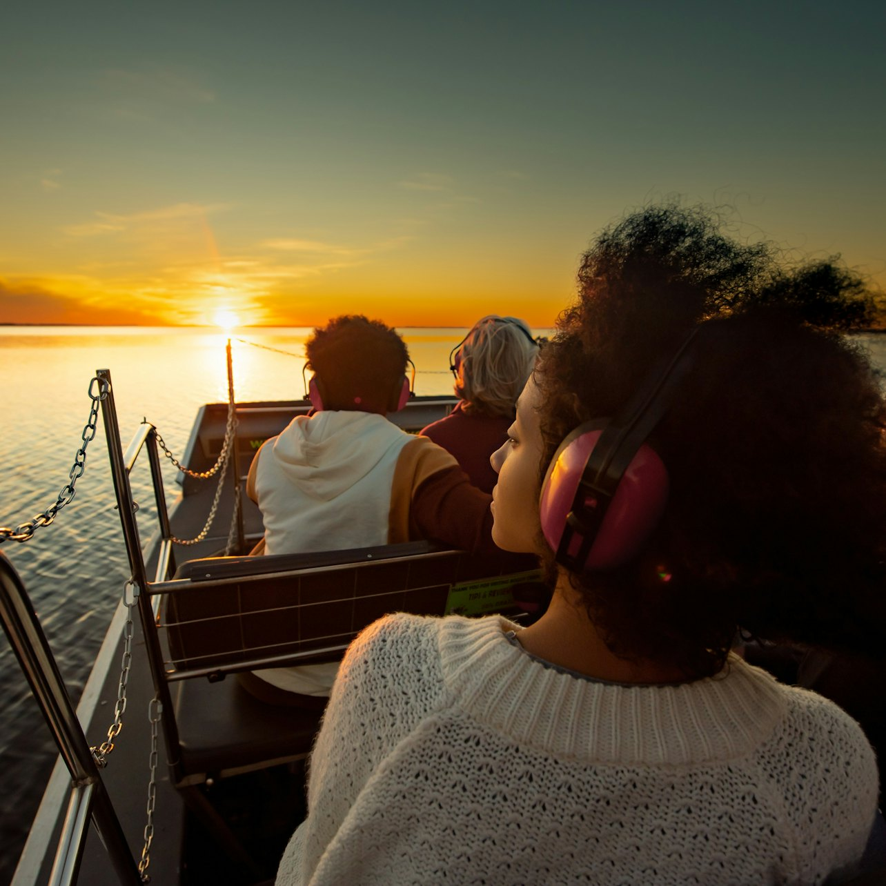 1-Hour Boggy Creek Sunset Airboat Tour - Photo 1 of 12